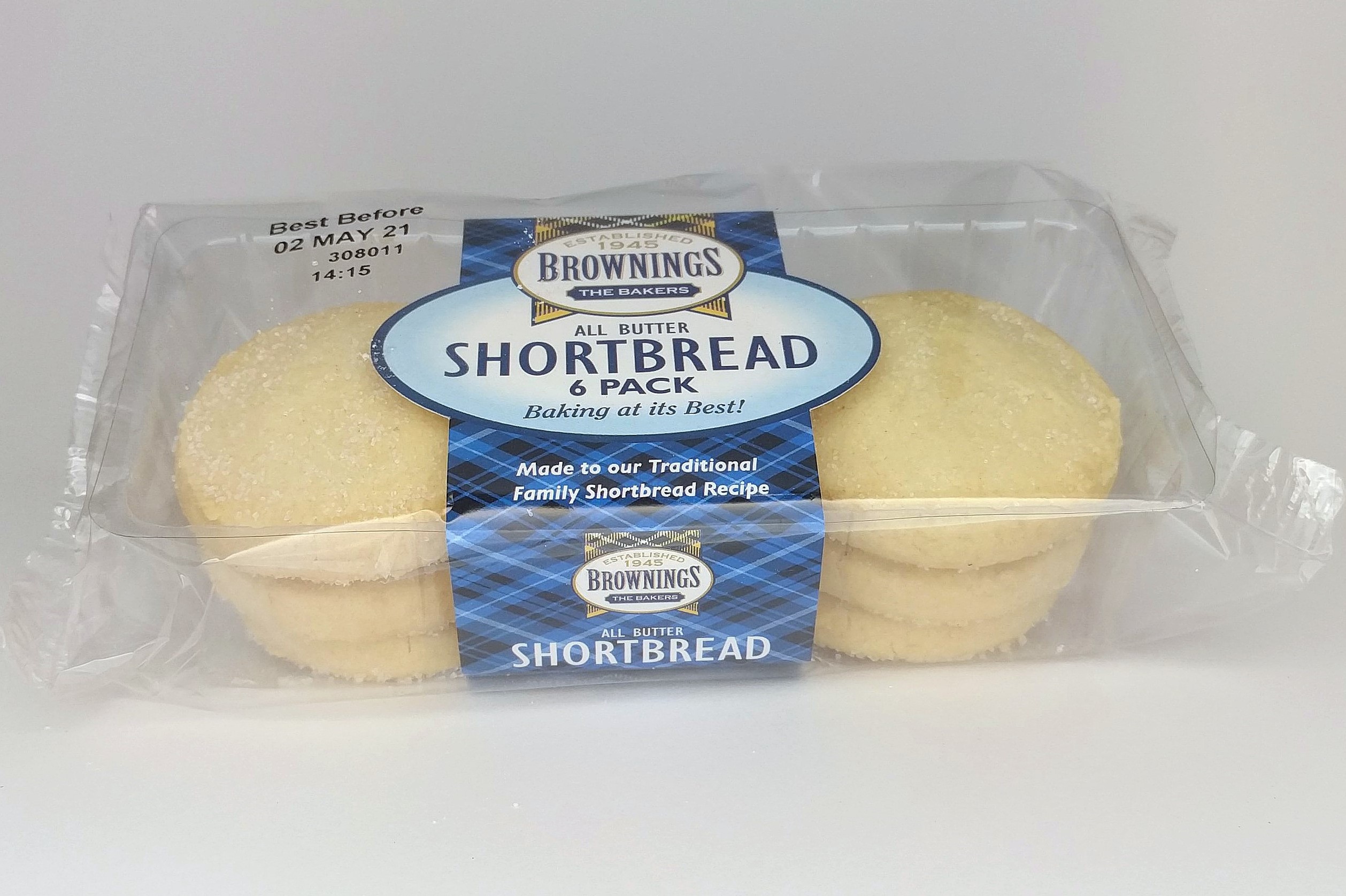 Brownings Luxury Shortbread